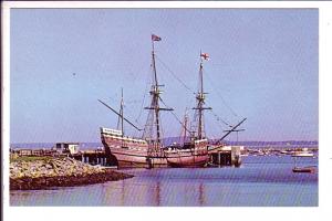 Mayflower II, Dock, Plymouth Harbor Massachusetts, Photo Fredman