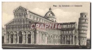 Old Postcard The Cathedral PISA e il Campanile