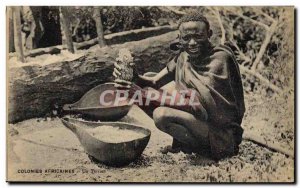 Old Postcard Negro Male black African Colonies A Terrien