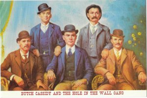 Butch Cassidy Sundance Kid and the Hole in the Wall Gang Wild West 4 by 6