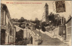 CPA auch the monumental staircase and tour of armagnac (1169437)
							
							