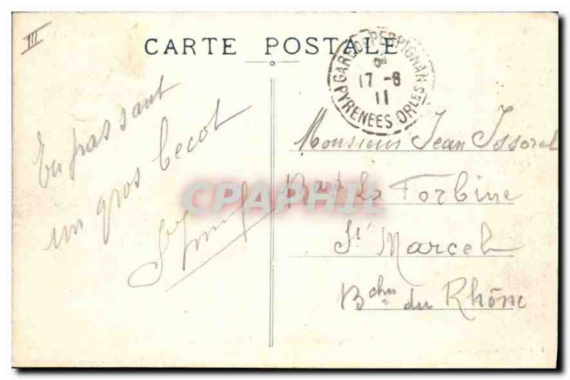 Postcard Old Courthouse Perpignan