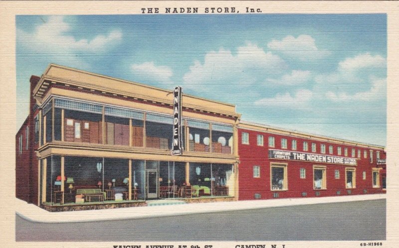 New Jersey Camden Naden Furniture Store Kaighn Avenue At 8th St Curteich sk289