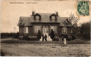 CPA Militaire Camp de SISSONNE - Quartier général (92171)