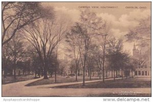 Ohio Oberlin Campus View Southwest Oberlin College Albertype