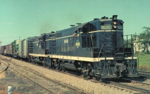 Vintage Postcard Gimme Five Illinois Engineered Central Train #MC-1 Tolono ILL