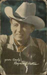 Cowboy Actor Exhibit Card RAYMOND HUTTON