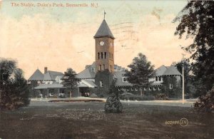 Somerville New Jersey Duke's Park The Stable Vintage Postcard AA6935