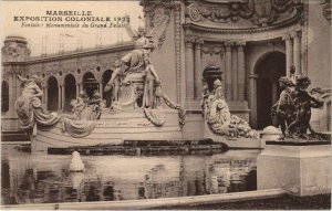 CPA MARSEILLE EXPO 1922 Fontaine Monuments du Grand Palais (132150)