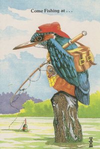 Come Fishing At Nottingham Advertising Postcard
