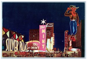 c1960's The Mint Silver Palace Hotel Fremont Bingo Las Vegas NV Postcard