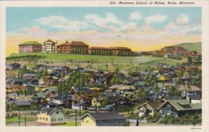 Montana School Of Mines Butte Montana Curteich