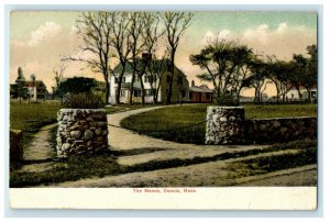 The Manse Dennis Cape Cod Massachusetts MA Built In 1735 Antique Postcard