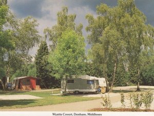 Wyatts Covert Caravan Club Camp Site Denham Middlesex Postcard