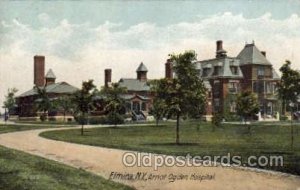 Arnot Ogden Hospital, Elmira, NY New York, USA Medical Hospital Unused light ...