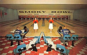 Pigeon Forge Tennessee Smoky Bowling Lanes, Photochrome Vintage Postcard U11153