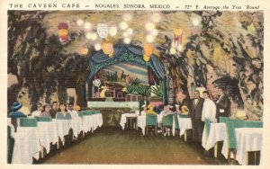 Vintage Postcard View of The Cavern Cafe Nogales Sonora Mexico MX 