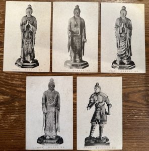 Lot of Antique Postcards Victorian Early 1900s Vintage Chinese Statues RARE!