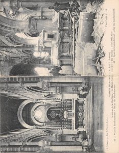 US20 Double Postcard Great War WW1 Guerre Albert Somme basilique  after bombing