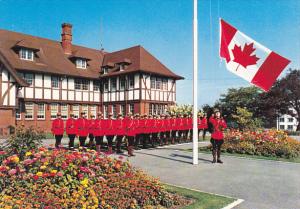 Canada Royal Canadian Mounted Police Raising The New Flag