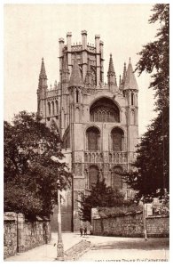 Lantern Tower Ely Cathedral England Black And White Postcard