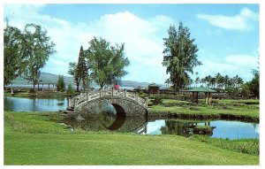 Liliuokalani Park in Hilo Bay Hawaii Postcard
