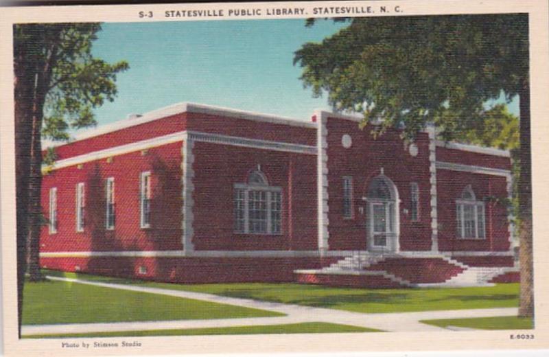 North Carolina Statesville Public Library 1942