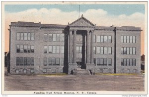 MONCTON , New Brunswick , Canada , 1910s ; Aberdeen High School