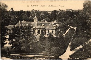 CPA Luxeuil-les-Bains l'etablissement Thermal (1273593)