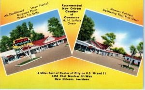 NEW ORLEANS, LA Louisiana   AVALON MOTOR HOTEL  c1950s Roadside  Postcard