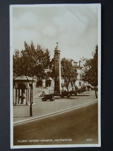 Hampshire SOUTHAMPTON Pilgrim Fathers Memorial c1929 RP Postcard by Valentine