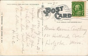 Vtg 1930s Samoset Point from Plimpton Hotel Watch Hill Rhode Island RI Postcard