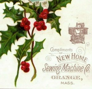 1880's New Home Sewing Machine C.H Bliss Hyde Park, VT Fab! Lot Of 4 P193