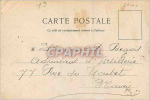 Old Postcard Paris Louvre Palace Pavilion Richelieu