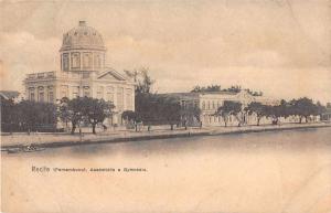 Recife Pernambuco Brazil Assemblea e Gymnasio Antique Postcard J53876
