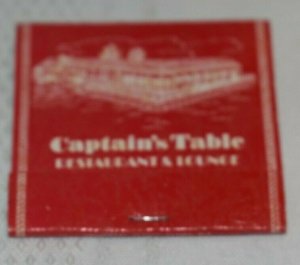 Captain's Table Restaurant & Lounge Daytona Beach Florida 30 Strike Matchbook