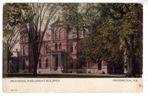 Provincial Parliament Buildings, Fredericton, New Brunswick, Warwick, Used 1907