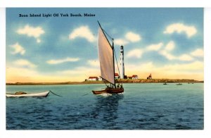 ME - York Beach.  Boon Island Lighthouse