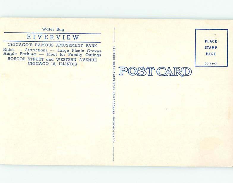 Chrome AMUSEMENT PARK Chicago Illinois IL AH3402