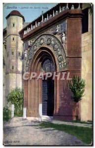 Old Postcard Sevilla Iglesia de Santa Paula