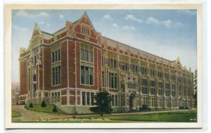 Education Hall University of Washington Seattle WA 1920c postcard