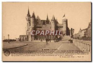 Old Postcard Antwerp Steen