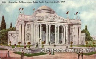 Oregon State Bld. Alaska - Yukon Pacific Exposition, Seattle Washington, USA ...