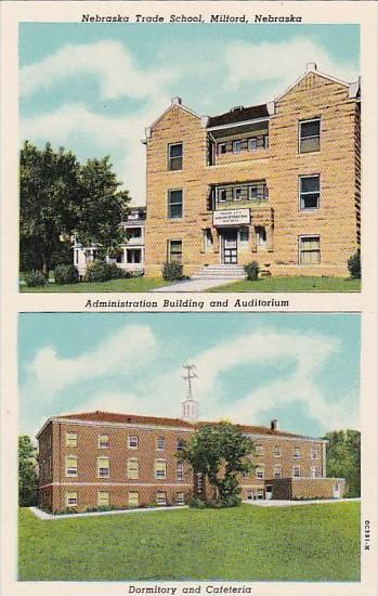 Nebraska Trade School Administration Building Auditorium Dormitory and Cafete...