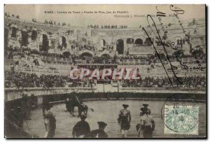 Old Postcard Bullfight Bullfight Nimes Corrida de Toros Puerte Rica Game picador