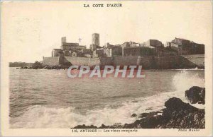 Postcard Old Antibes Cotes d'Azur Vieux Remparts