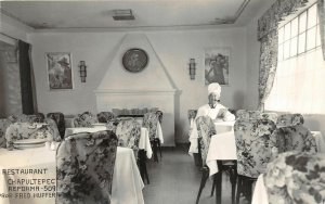 H71/ Postcard Chapultepec Mexico RPPC c1940s Restaurant Hupfer 89