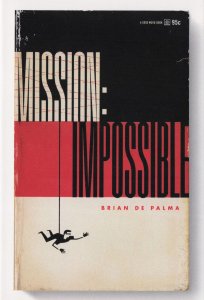 Mission Impossible Brian De Palma Film Movie As Rare Old Book Cover Postcard