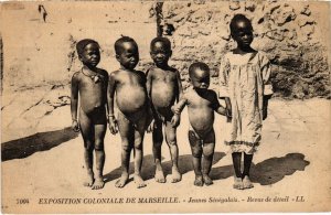 CPA MARSEILLE Exposition Coloniale - Jeunes Senegalais (1294112)