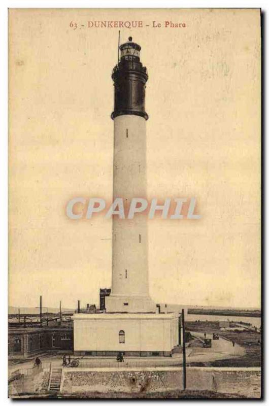 Old Postcard Dunkirk Lighthouse